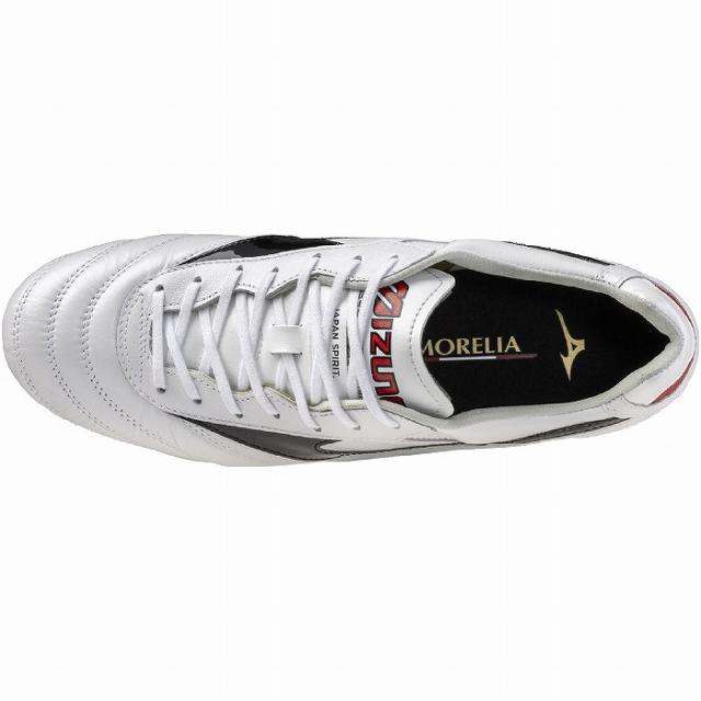 MIZUNO ミズノ MORELIA 2 JAPAN(ホワイト×ブラック) P1GA250109 サッカー スパイク モレリア2 ノーマルステッチ_2
