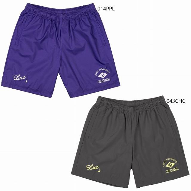 LUZESOMBRA ルースイソンブラ STRETCH TAFTA BAGGY SHORT PANTS L1242103 ピステハーフパンツ 裏メッシュ