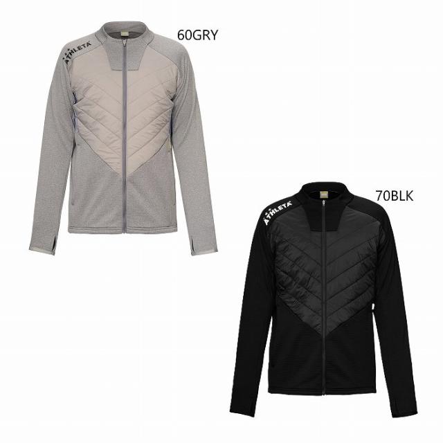 ATHLETA アスレタ グリッド起毛TRジャケット 04175 トレーニングジャケット 中綿 裏起毛