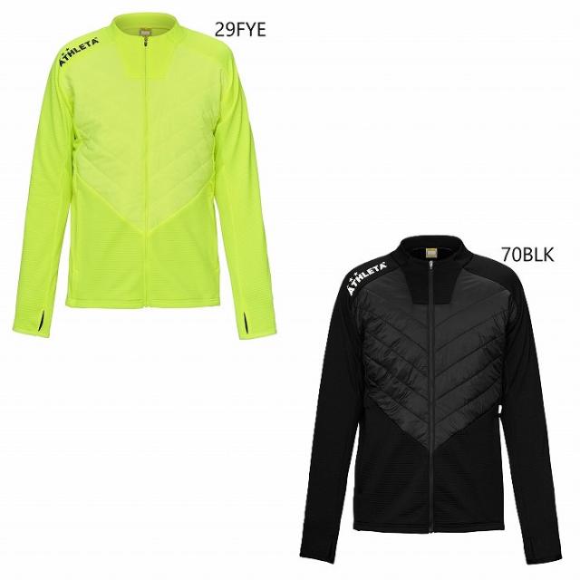ATHLETA アスレタ JRグリッド起毛TRジャケット 04175J ジュニア トレーニングジャケット 中綿 裏起毛