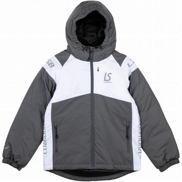 LUZESOMBRA ルースイソンブラ JR CHIC INNER COTTON JKT(ホワイト×チャコール) L2222264 942CHCWHT ジュニア 中綿ジャケット 防寒