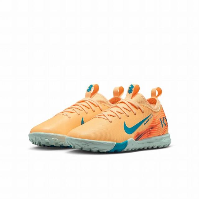 NIKE ナイキ JR ZOOM ヴェイパー 16 ACADEMY KM TF(オレンジ) FQ8285 801 サッカー ジュニア トレーニングシューズ エムバペ