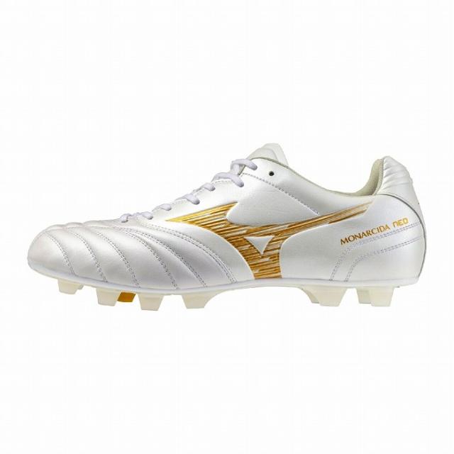 MIZUNO ミズノ モナルシーダ ネオ3 WIDE ELITE(ホワイト×ゴールド) P1GA262150 サッカー スパイク ワイド MONARCIDA