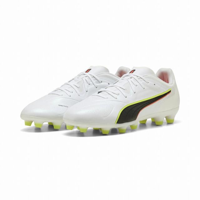 PUMA プーマ KING 20 PRO HG/AG(ホワイト×ブラック) 108462 01 サッカー スパイク キング