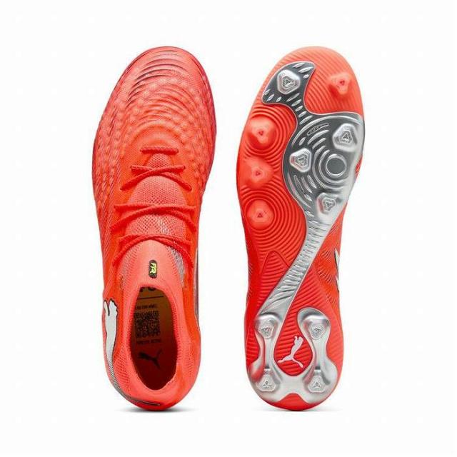 PUMA プーマ FUTURE 9 ULTIMATE AG(レッド×シルバー) 108890 01 サッカー スパイク 人工芝用 フューチャー_5