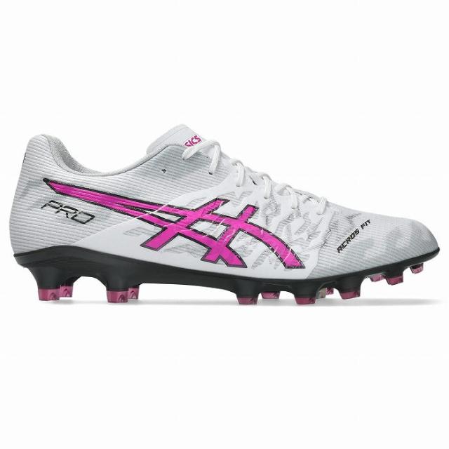 ASICS アシックス DS LIGHT ACROS PRO 3(ホワイト×ピンク) 1101A071 106 サッカー スパイク DSライト アクロスプロ_1