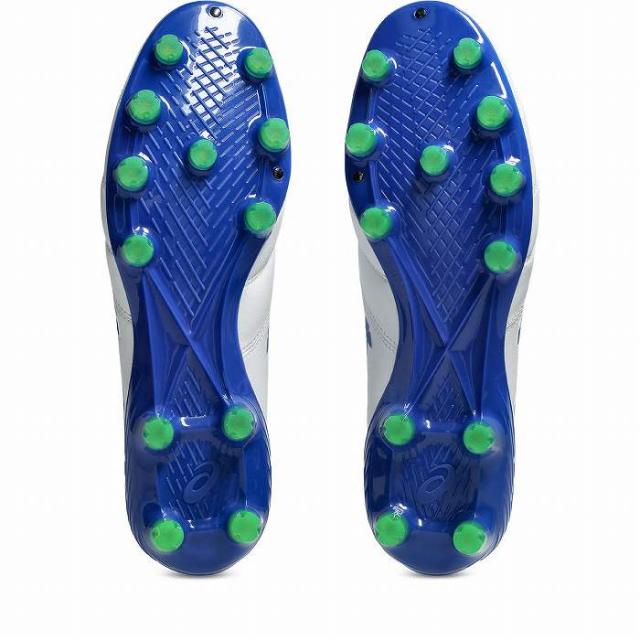 ASICS アシックス DS LIGHT X-FLY 6(ホワイト×ブルー) 1101A076 102 サッカー スパイク DSライト エクスフライ_6