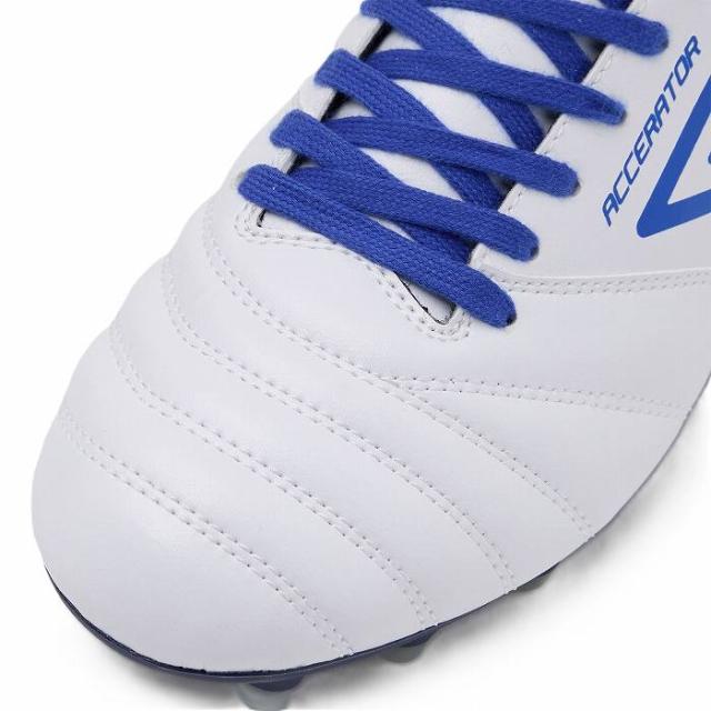 UMBRO アンブロ アクセレイター +GAINA HG(ホワイト×ブルー) UF6SCSB1M WHBL サッカー スパイク ACCERATOR_5