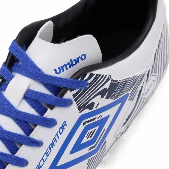 UMBRO アンブロ アクセレイター +GAINA HG(ホワイト×ブルー) UF6SCSB1M WHBL サッカー スパイク ACCERATOR_6