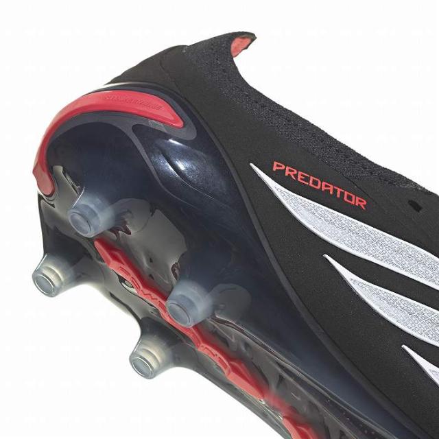 ADIDAS アディダス PREDATOR ELITE FT AG(ブラック×ホワイト×レッド) KI6296 サッカー スパイク 人工芝用 プレデター_6