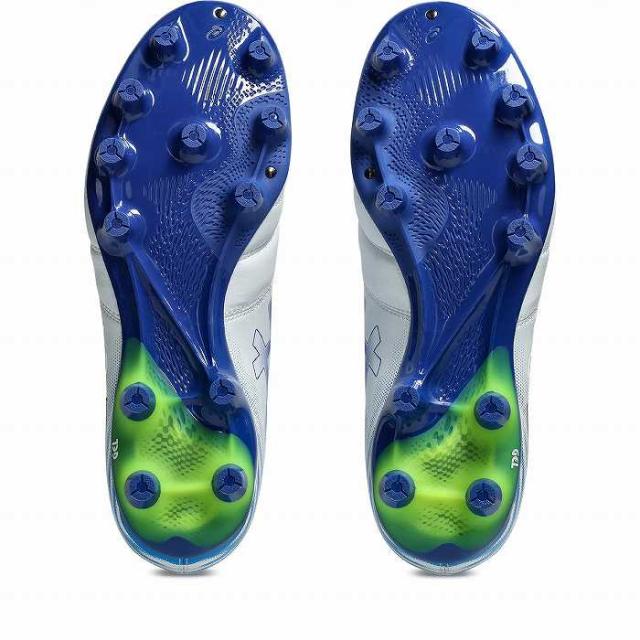 ASICS アシックス DS LIGHT PRO WIDE(ホワイト×ブルー) 1103A122 100 サッカー スパイク ワイド DSライト プロ_6