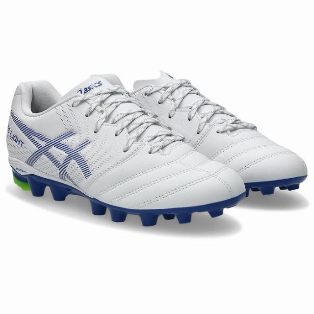 ASICS アシックス DS LIGHT JR GS(ホワイト×ブルー) 1104A054 102 サッカー ジュニア スパイク DSライト