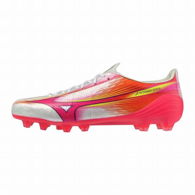 MIZUNO ミズノ アルファ 3 ELITE(ホワイト×ピンク) P1GA266264 サッカー スパイク α_5