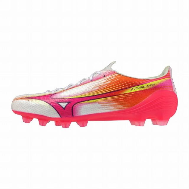 MIZUNO ミズノ アルファ 3 PRO(ホワイト×ピンク) P1GA266464 サッカー スパイク α