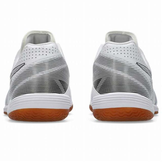 ASICS アシックス CALCETTO WD 9(ホワイト×ガンメタル) 1113A037 103 フットサル インドア 室内 体育館用 ワイド カルチェット