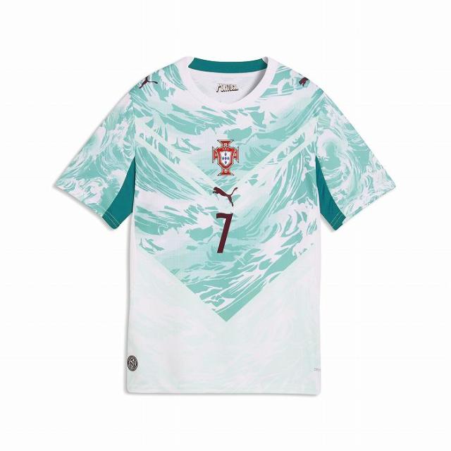 PUMA プーマ ジュニア ポルトガル代表 2026 アウェイ 半袖 レプリカ ユニフォームシャツ(7 ロナウド) 788149 77