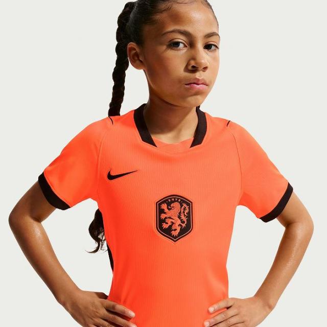 NIKE ナイキ ジュニア オランダ代表 KNVB 2026 ホーム 半袖 レプリカ ユニフォームシャツ(オレンジ) IB5165 809_3