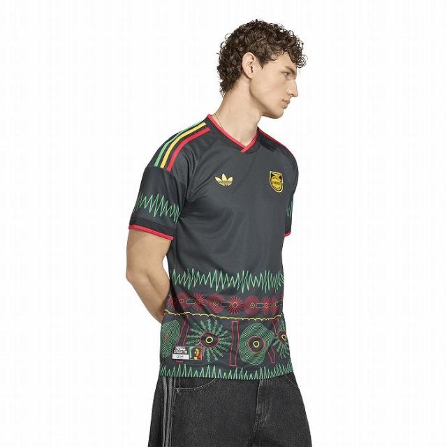 ADIDAS アディダス ジャマイカ代表 2026 アウェイ 半袖 レプリカ ユニフォームシャツ(ブラック) E5612 KD0957_4