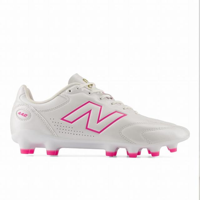 NEWBALANCE ニューバランス 442 PRO HG/AG V3(ホワイト×ピンク) U42H5TE2E WHITE/PINK サッカー スパイク