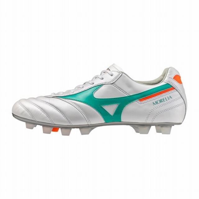 MIZUNO ミズノ P1GA260135 モレリア2 JAPAN (スーパーホワイトパール×グリーン) 35 サッカー シューズ スパイク