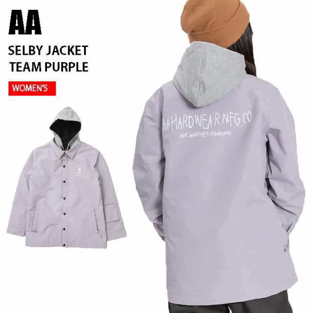 AA ダブルエー ウェア SELBY JACKET 22-23 TEAM PURPLE レディース ジャケット スノーボード