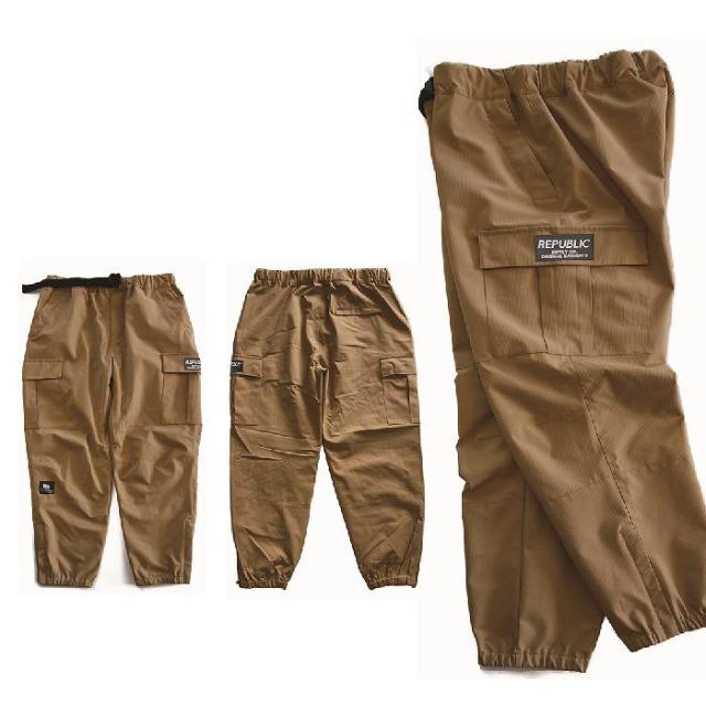 REPUBLIC&CO リパブリック ウェア 7TH CHAMBER CARGO PANTS 22-23 KHAKI メンズ 耐水 撥水 パンツ スノーボード ライトウエア カーゴ REPUBLIC&CO リパブリック ウェア 7TH CHAMBER CARGO PANTS 22-23
