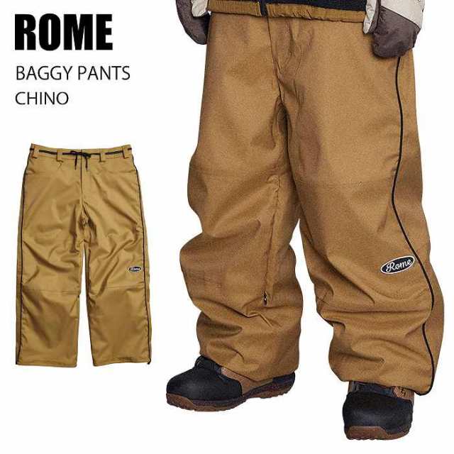 ROME ローム ウェア BAGGY PANTS 22-23 CHINO メンズ パンツ スノーボード バギー ワイド