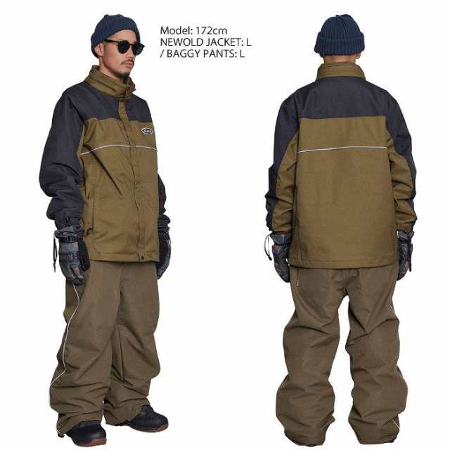 ROME ローム ウェア BAGGY PANTS 22-23 OLIVE メンズ パンツ