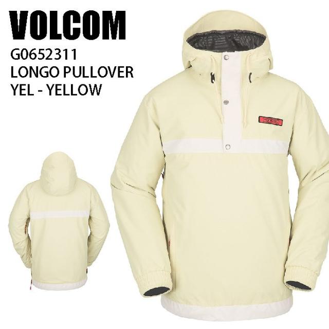 VOLCOM ボルコム ウェア LONGO PULLOVER 22-23 YEL メンズ ジャケット スノーボード ロンゴの通販は
