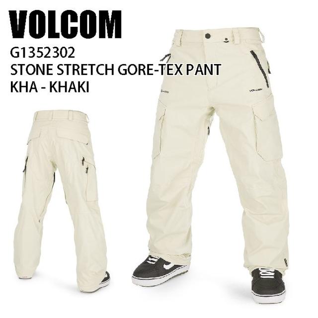 VOLCOM ボルコム ウェア STONE STRETCH GORE-TEX PANT 22-23 KHA メンズ パンツ スノーボード