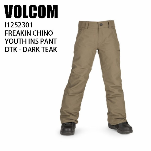 VOLCOM ボルコム ウェア FREAKIN CHINO YOUTH INS PANT 22-23 DTK キッズ ユース 子供用 パンツ スノーボード