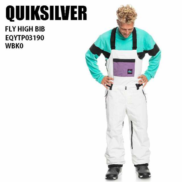 QUIKSILVER クイックシルバー ウェア EQYTP03190 FLY HIGH BIB 22-23 WBK0 メンズ パンツ スノーボード ビブ オーバーオール