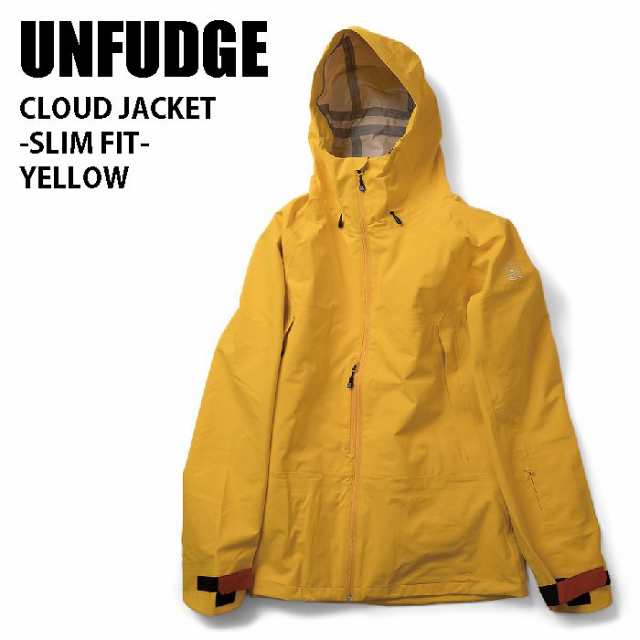 UNFUDGE アンファッジ ウェア CLOUD JACKET -SLIM FIT- 23-24 YELLOW メンズ ジャケット スノーボード