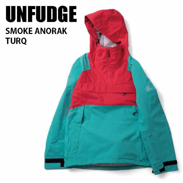 UNFUDGE アンファッジ ウェア SMOKE ANORAK 23-24 TURQ メンズ ジャケット スノーボード プルオーバー