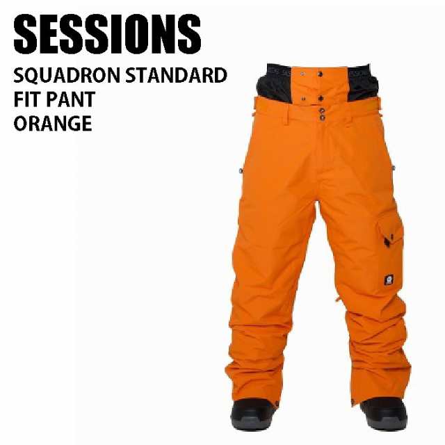 SESSIONS セッションズ ウェア SQUADRON STANDARD FIT PANT 22-23 ORANGE メンズ パンツ スノーボード