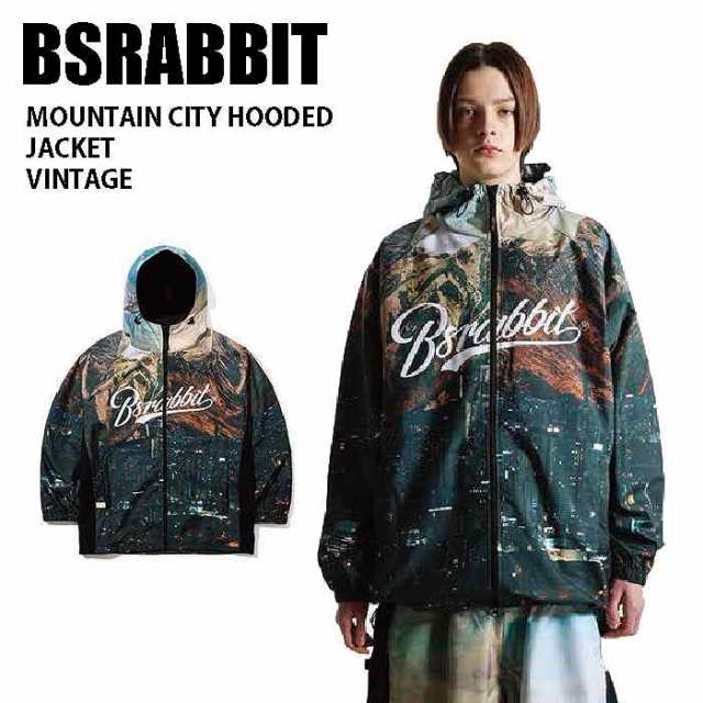 BSRABBIT ビエスラビット ウェア MOUNTAIN CITY HOODED JKT 23-24