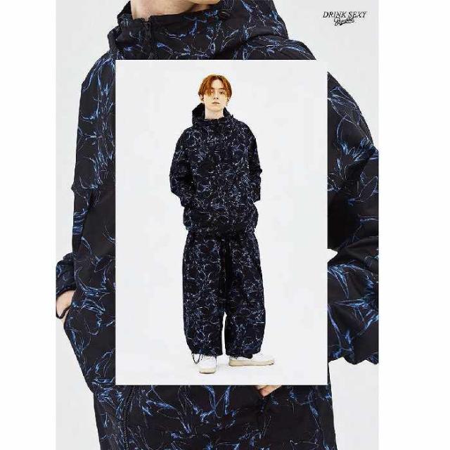 DSXBS WAVELENGTH SUPER WIDE PANTS BLACK