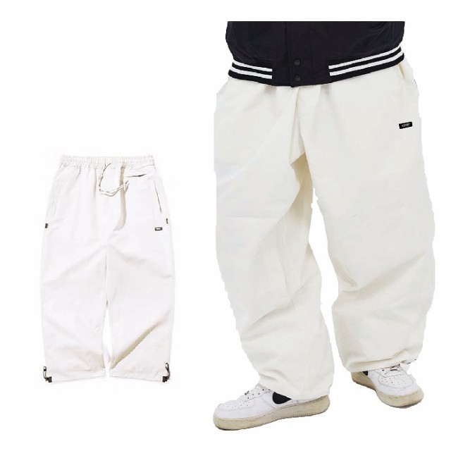 BSRABBIT ビエスラビット ウェア LOGO COTTON SUPER WIDE PANTS 23-24