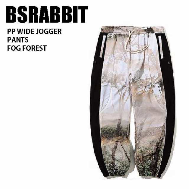 BSRABBIT ビエスラビット ウェア PP WIDE JOGGER PANTS 23-24 FOG FOREST メンズ レディース パンツ スノーボード 韓国