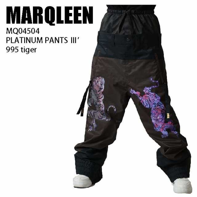 MARQLEEN マークリーン ウェア MQ04504 PLATINUM PANTS III’ 23-24 995 tiger メンズ パンツ スノーボード