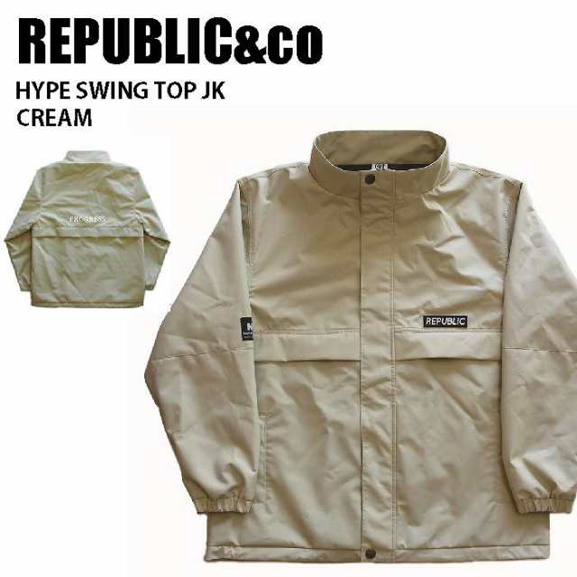 REPUBLIC&CO リパブリック ウェア HYPE SWING TOP JK 23-24 CREAM