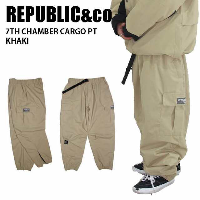 REPUBLIC&CO リパブリック ウェア 7TH CHAMBER CARGO PT 23-24 KHAKI 