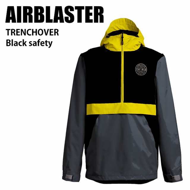 AIRBLASTER エアブラスター Trenchover Jacket Black Safety 23-24 ボードウェア メンズ ジャケット スノーボード エアブラ