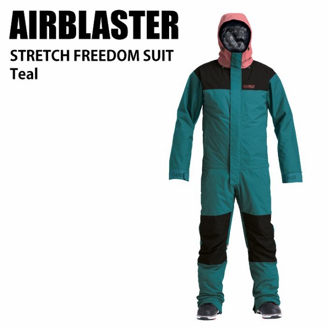 AIRBLASTER エアブラスター Stretch Freedom Suit Teal 23-24 ボードウェア メンズ つなぎ スーツ スノーボード エアブラ