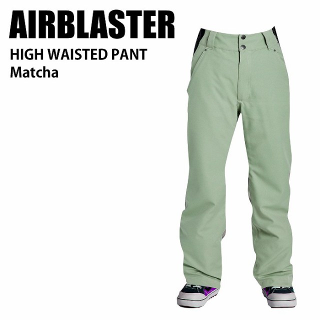 AIRBLASTER エアブラスター High Waisted Trouser Pant Matcha 23-24 ボードウェア レディース パンツ スノーボード エアブラ