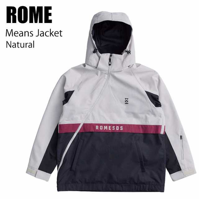 ROME ローム ウェア MEANS JACKET 23-24 NATURAL メンズ ジャケット スノーボード