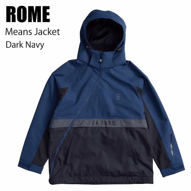 ROME ローム ウェア MEANS JACKET 23-24 DARK NAVY メンズ ジャケット スノーボード