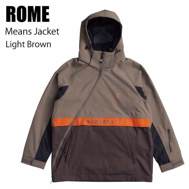 ROME ローム ウェア MEANS JACKET 23-24 LIGHT BRWN メンズ ジャケット スノーボード