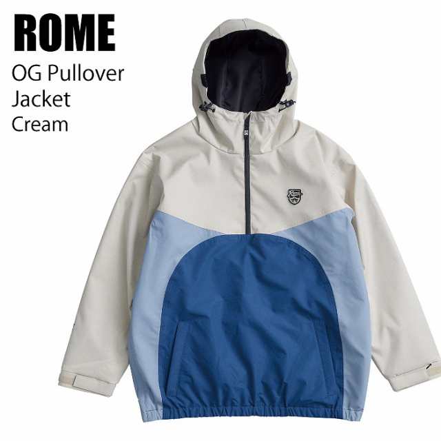 ROME ローム ウェア OG PULLOVER JACKET 23-24 CREAM メンズ ジャケット スノーボード