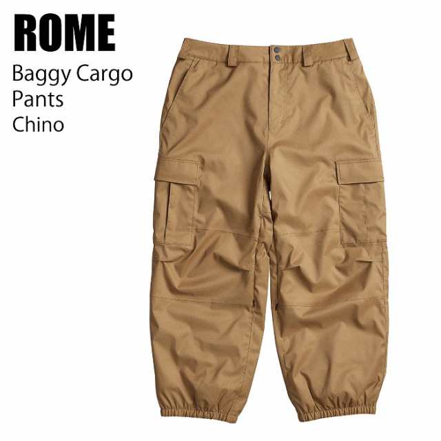 ROME ローム ウェア BAGGY CARGO PANTS 23-24 CHINO メンズ パンツ スノーボード ワイド